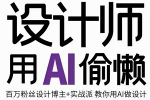 #原创                                                                                                 设计师用AI偷懒设计师的AI绘画课，用AI提高效率谢安妮野生设计师