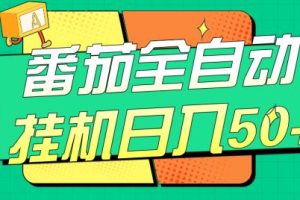 #原创                                                                                                 番茄全自动挂机日入50+，软件全自动，多号破百【揭秘】